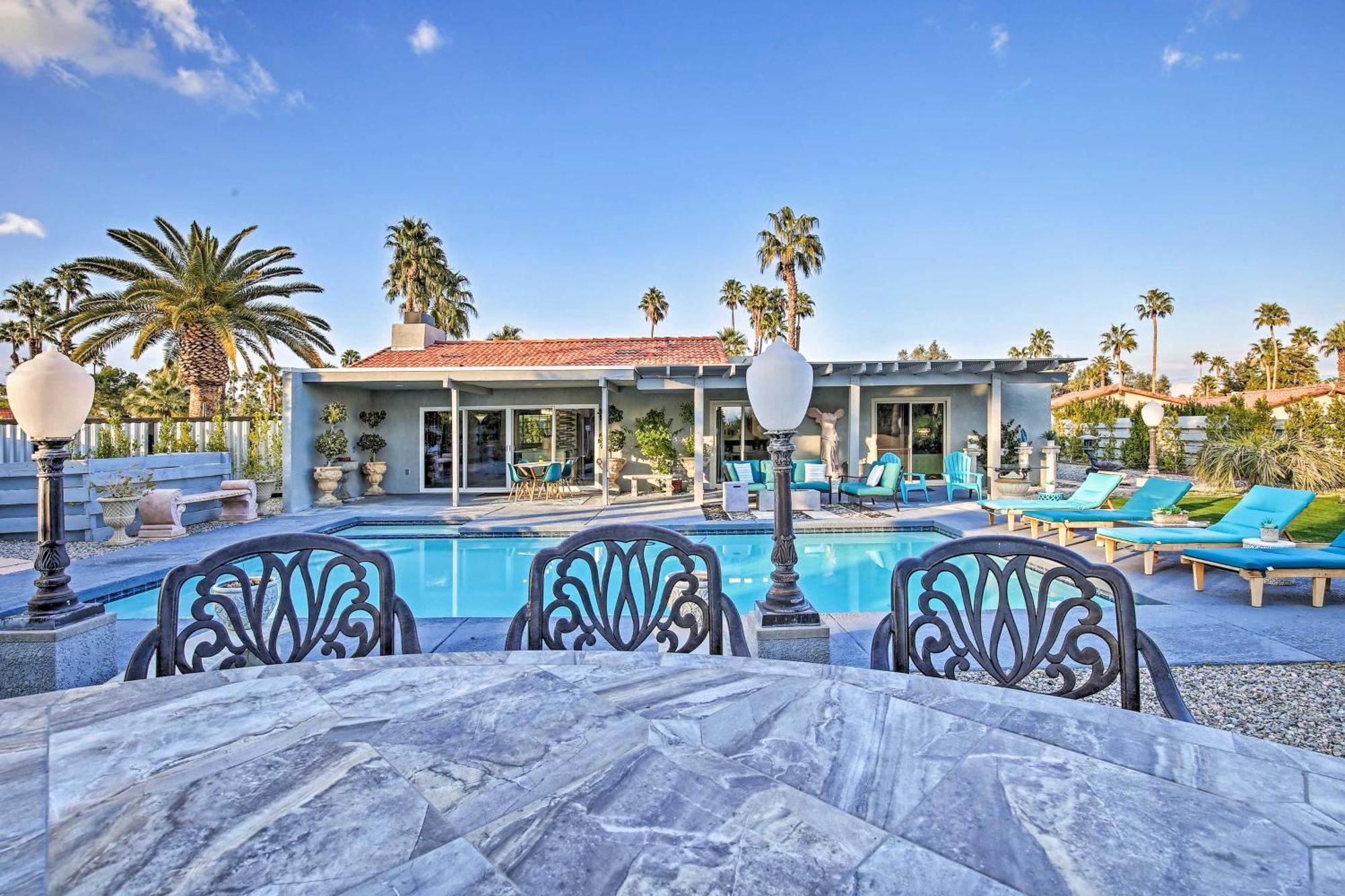 Pet-Friendly Palm Springs Escape With Heated Pool! Villa Eksteriør billede
